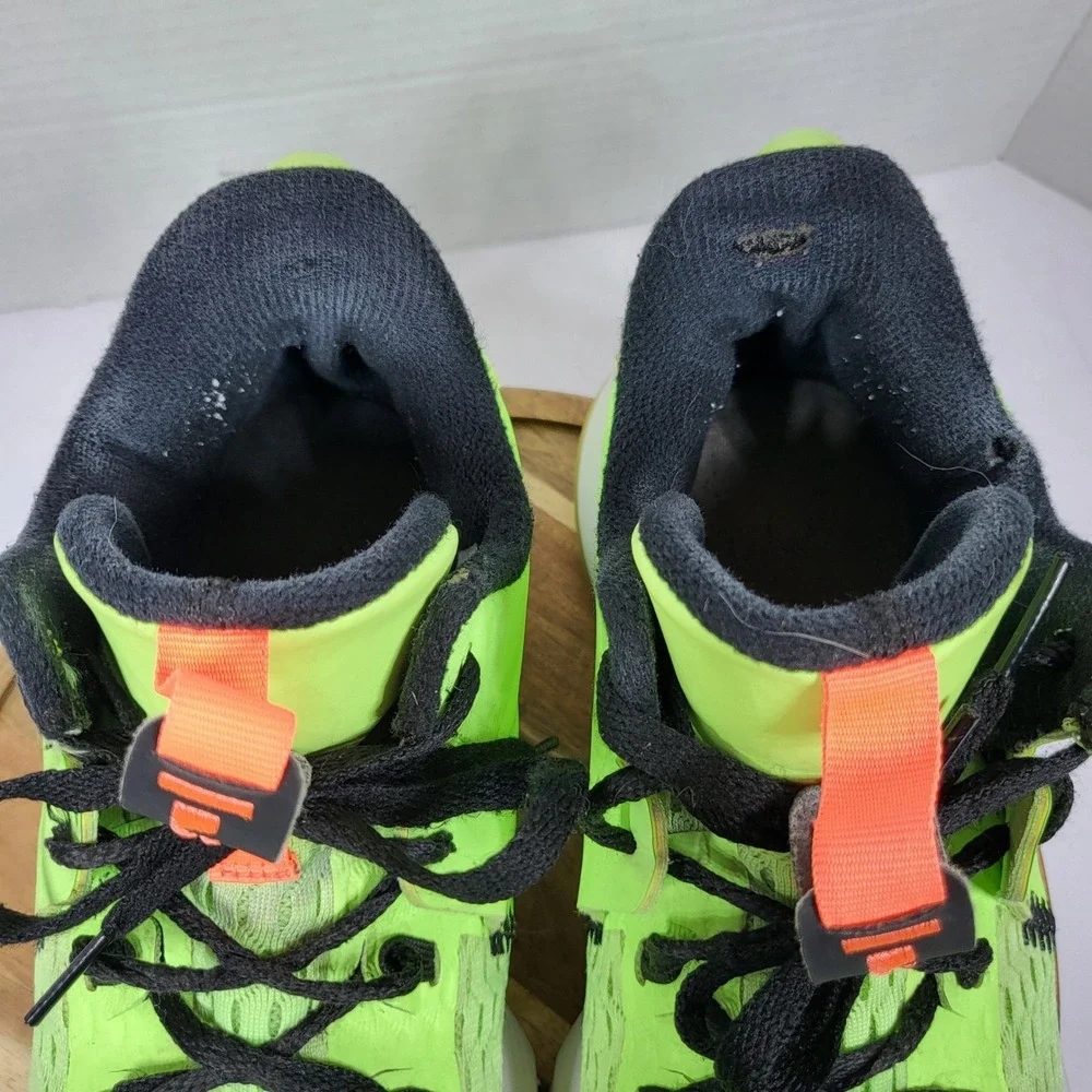 Nike LeBron Witness 5 Lime Glow Bright Mango Mens 11 CQ9380-300 Basketball Shoes